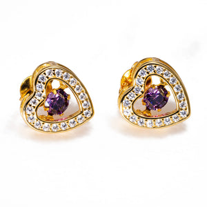 Lieze Birthstone Stud Earrings E311