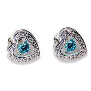 Lieze Birthstone Stud Earrings E311