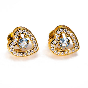 Lieze Birthstone Stud Earrings E311