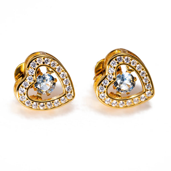 Lieze Birthstone Stud Earrings E311