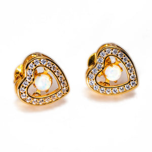 Lieze Birthstone Stud Earrings E311