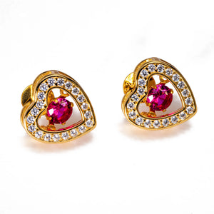 Lieze Birthstone Stud Earrings E311