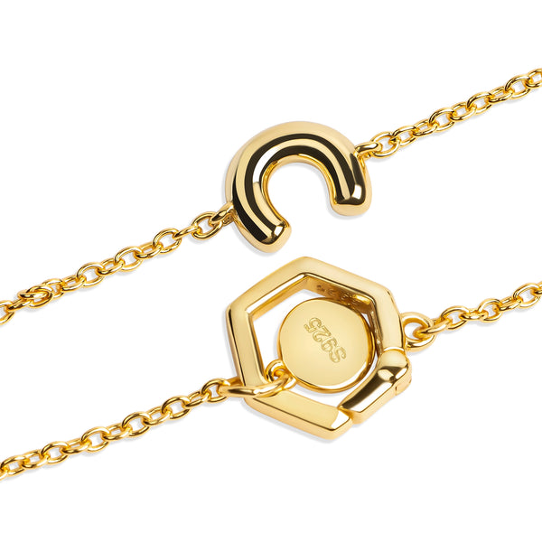 Ella Monogram Bracelet B313