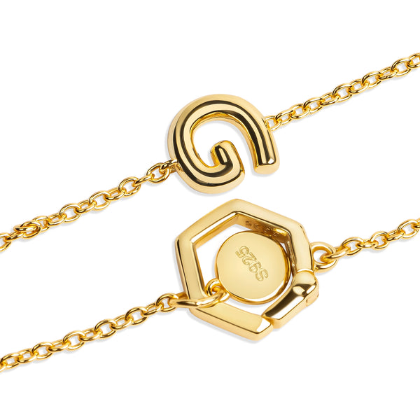 Ella Monogram Bracelet B313