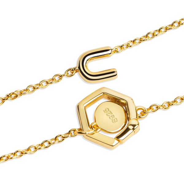 Ella Monogram Bracelet B313