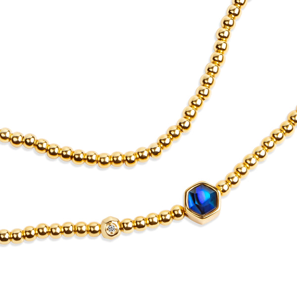 Ginger Gold & CZ Bracelet B389