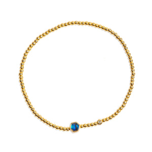 Ginger Gold & CZ Bracelet B389