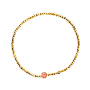 Ginger Gold & CZ Bracelet B389