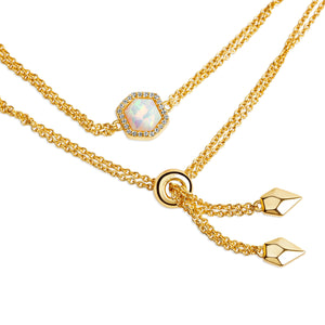 Debbie Hex Pendant Bracelet B390