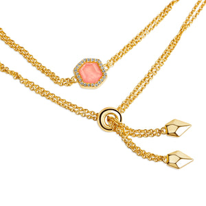 Debbie Hex Pendant Bracelet B390