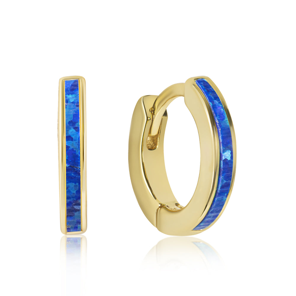 Clio Opal Hoop Earrings E381