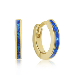 Clio Opal Hoop Earrings E381