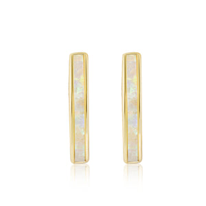 Clio Opal Hoop Earrings E381