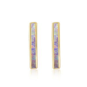 Clio Opal Hoop Earrings E381