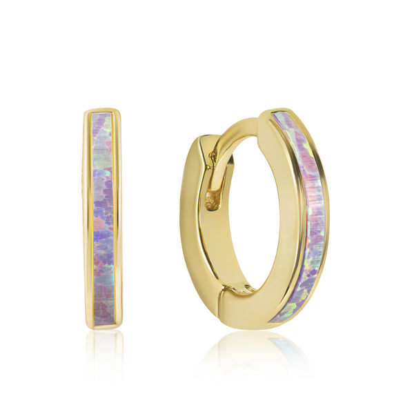 Clio Opal Hoop Earrings E381