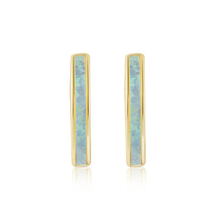 Clio Opal Hoop Earrings E381