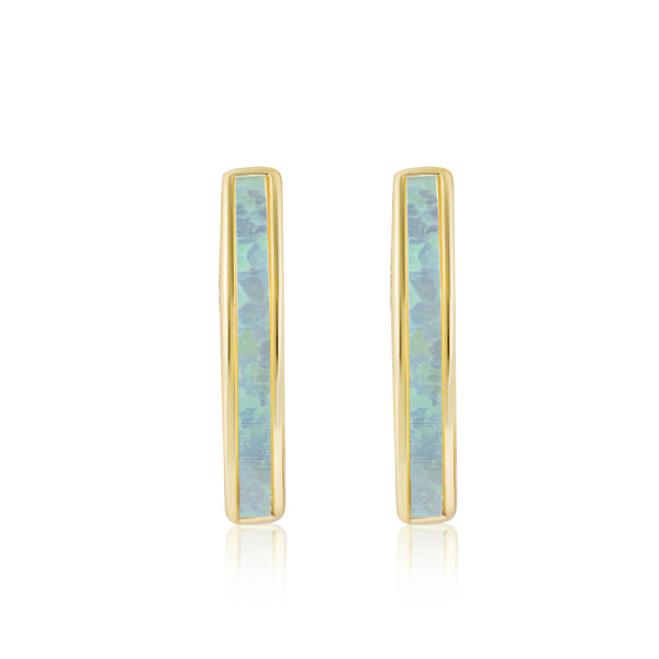 Clio Opal Hoop Earrings E381