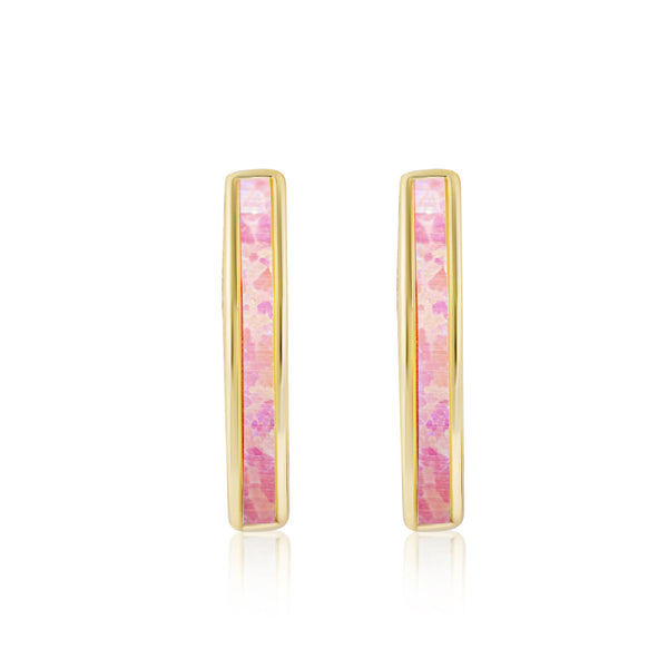 Clio Opal Hoop Earrings E381