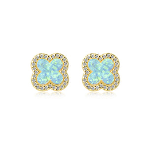 Natalia Lucky Clover Stud Earrings E385