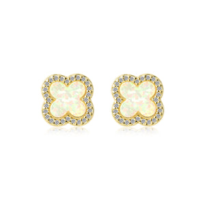 Natalia Lucky Clover Stud Earrings E385