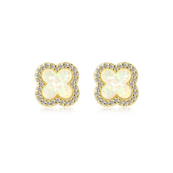 Natalia Lucky Clover Stud Earrings E385