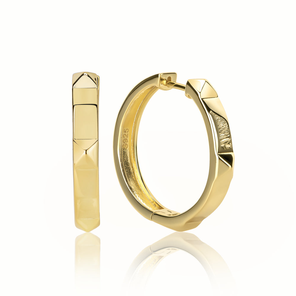 Lexi Studded Hoop Earrings E419