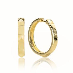 Lexi Studded Hoop Earrings E419