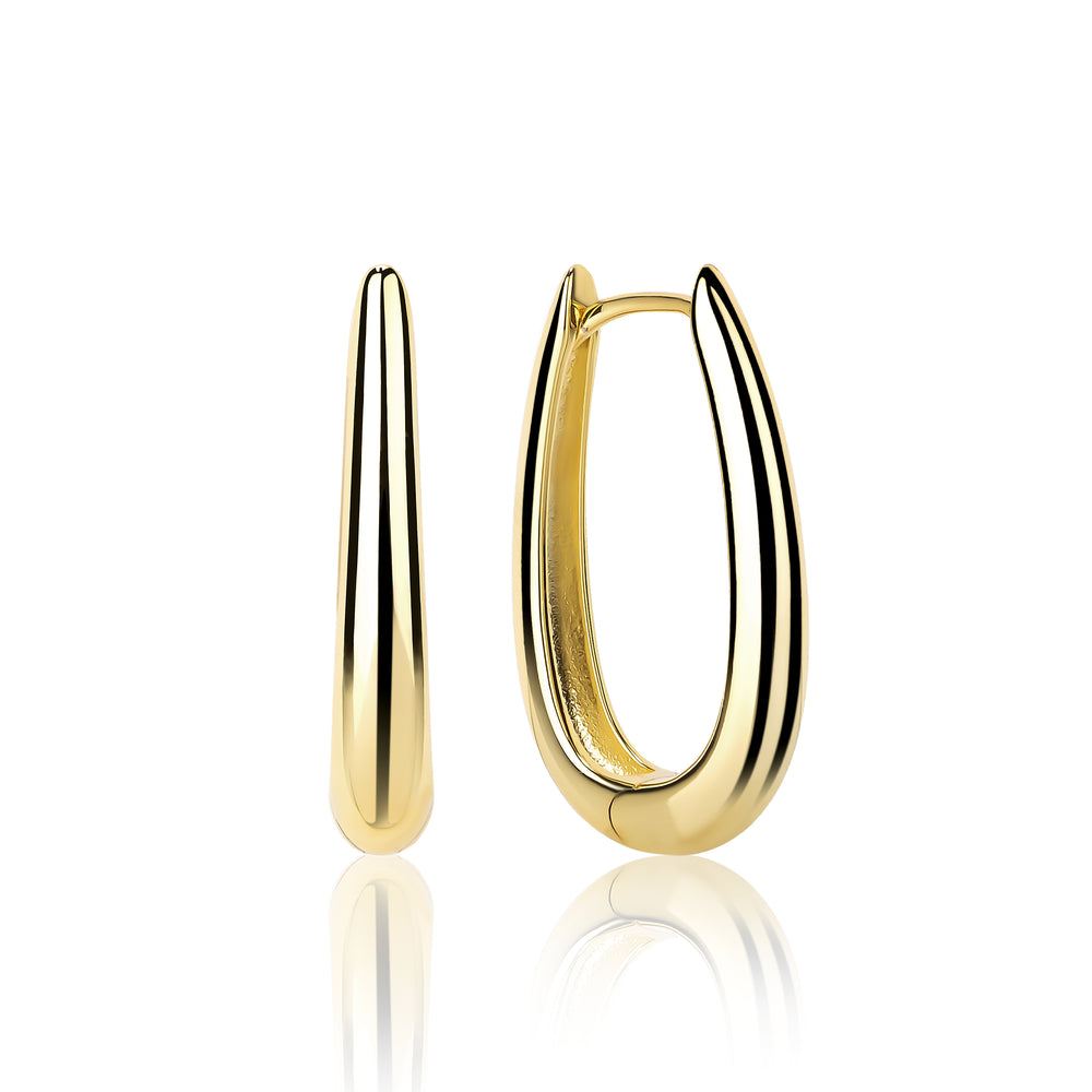 Kati Chunky Hoop Earrings E424