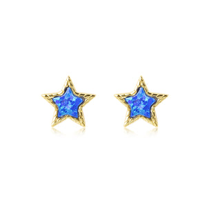 Isabella Opal Star Stud Earrings E370