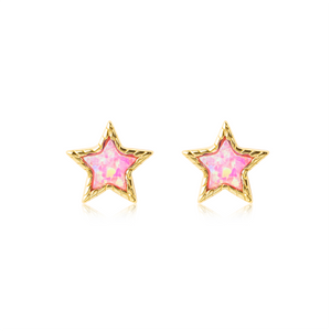 Isabella Opal Star Stud Earrings E370
