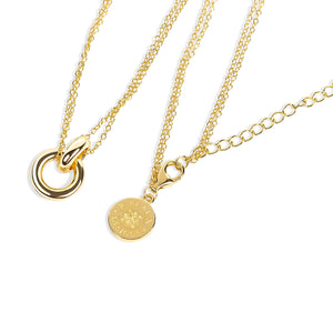 Lucia Double Ring Necklace N318