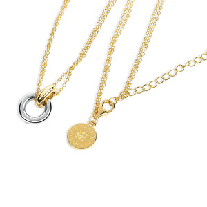 Lucia Double Ring Necklace N318