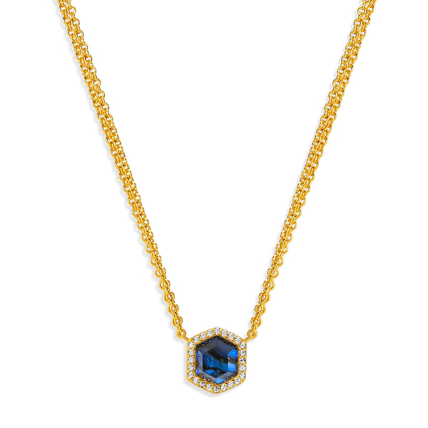 Debbie Hex Pendant Necklace N320