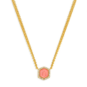 Debbie Hex Pendant Necklace N320