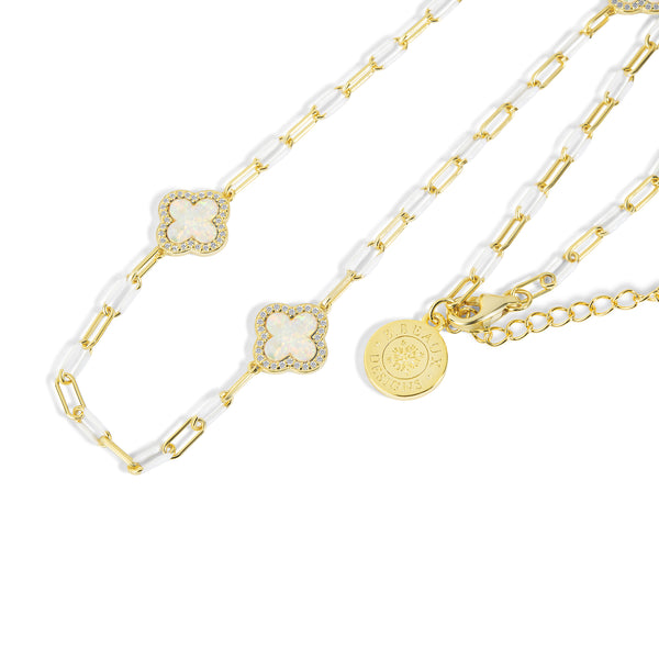 Natalia Lucky Clover Necklace N423