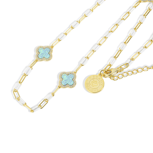 Natalia Lucky Clover Necklace N423