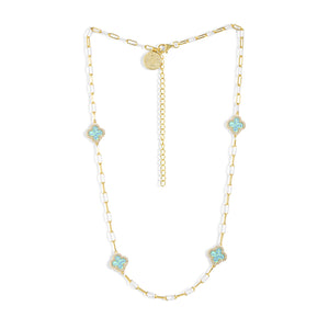 Natalia Lucky Clover Necklace N423